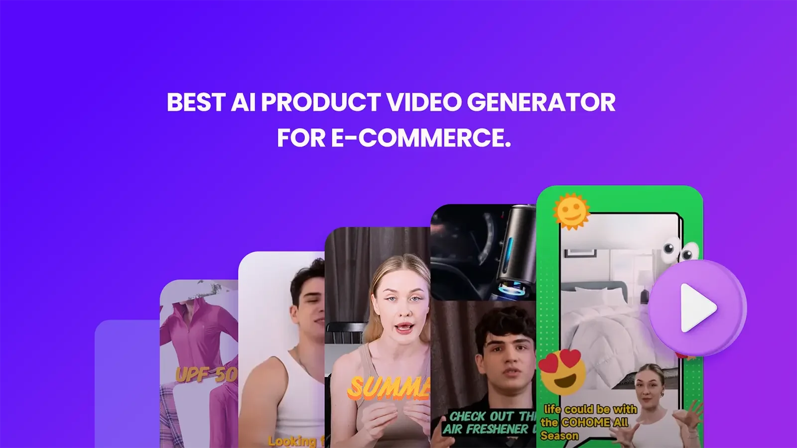Best AI Product Video Generator for E-Commerce